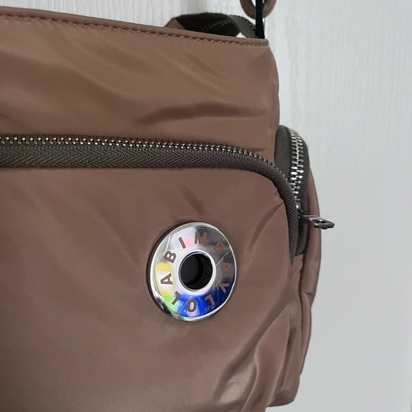 BIMBA Y LOLA Taupe Crossbody Bag Expandable Strap - Picture 3 of 16